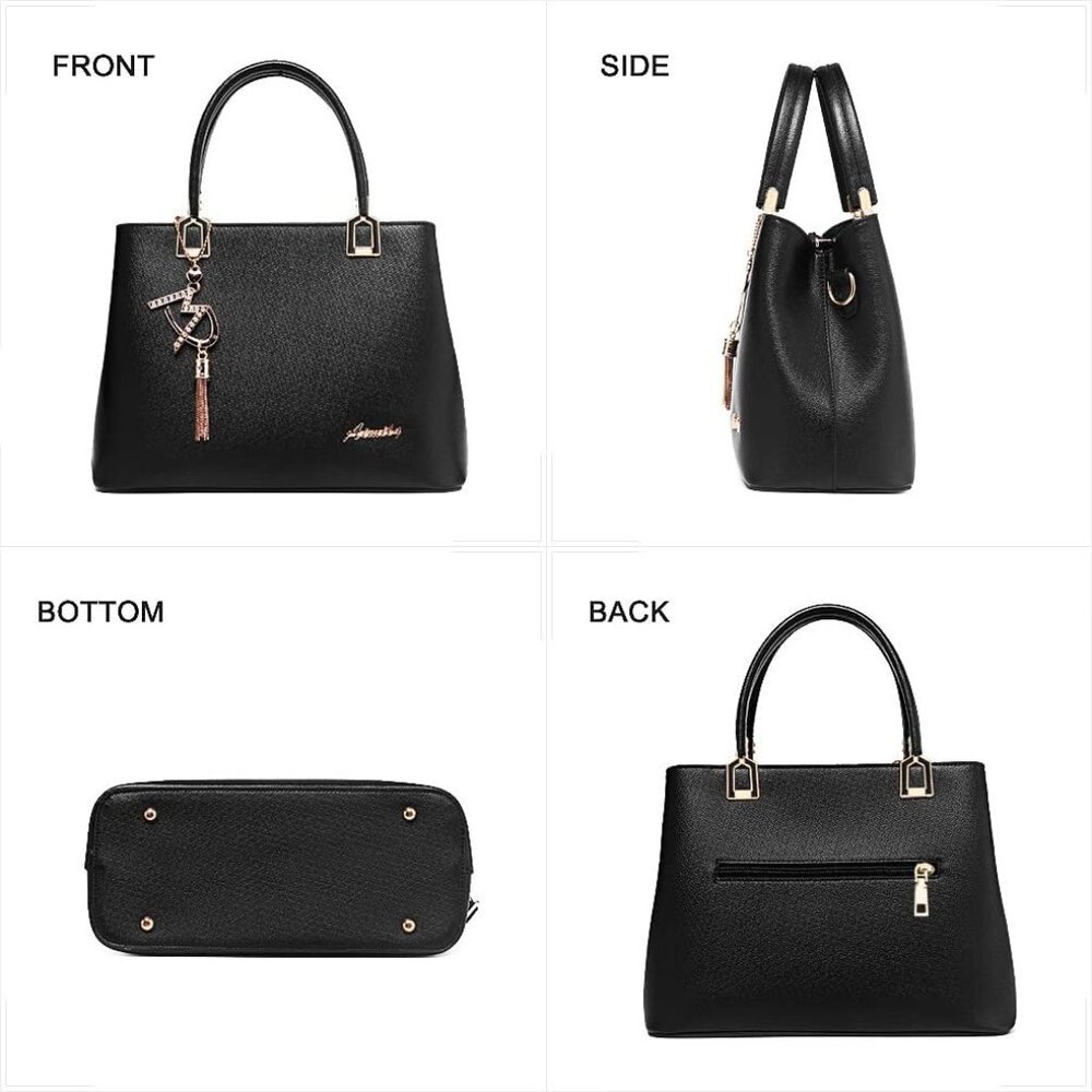 Womens Purses and Handbags Shoulder Bags Ladies Designer Top Handle Satchel Tote - Picture 6 of 7